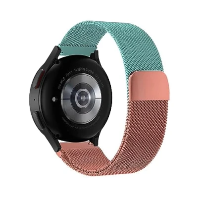 Abbildung von KUWAI Armbänder für Samsung Galaxy Watch 5 Armband, Rostfreie Stähle Magnetischer Armband Männer Frauen Bunt Band (G)