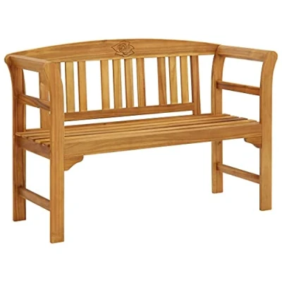 Abbildung von vidaXL Gartenbank 114 cm Massivholz Akazie (1 St)