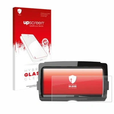Abbildung von upscreen Schutzglas für Harley Davidson Soundstream V2 Schutzfolie, Glas Folie [Klar, 9H Panzerschutz, Anti Fingerprint]