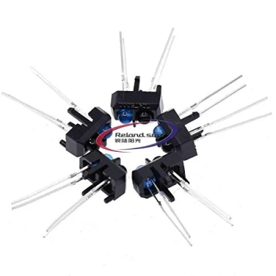 Abbildung von 10 Stück TCRT5000L TCRT5000 Reflektierender optischer Sensor Infrarot 950 mm 5 V 3 A