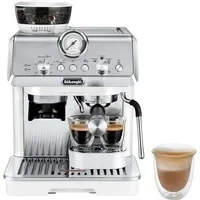 Abbildung von DeLonghi Espressomaschine &quot;LaSpecialista Arte EC9155.W&quot;, weiß, Siebträger mit MyLatte Art System