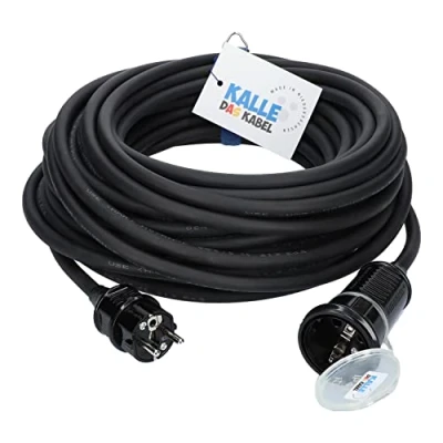 Abbildung von Verlängerungskabel Kalle Classic Colour 3G 2,5mm² schwarz 40 Meter