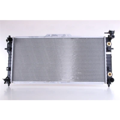 Abbildung von NISSENS 62393 Kühler, Motorkühlung Aluminium 690 339 22 Kühlrippen gelötet MAZDA: 626 V Limousine, Hatchback, IV Limousine