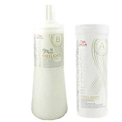 Abbildung von Wella Blondor Freelights Oxyd 9% 1000 ml + 400g Creme, neutral, Cremebasiert, für alle Haartypen