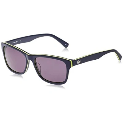 Abbildung von Lacoste Unisex Erwachsene L683S 414 55 Sonnenbrille, Blau (Blue/Yellow/Bluee)