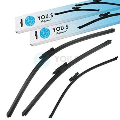 Abbildung von YOU.S SCHEIBENWISCHER SET VORNE + HINTEN 600 450 400 mm (3 Stück)
