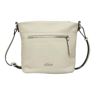 Abbildung von s.Oliver Citymit LÄNGENVERSTELLBAREM Riemen UND Logodetail Umhängetasche, Damen, Größe: One Size, Helles beige