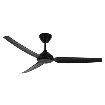 Abbildung von Beacon Deckenventilator Polis schwarz DC leise Ø 137 cm IP55