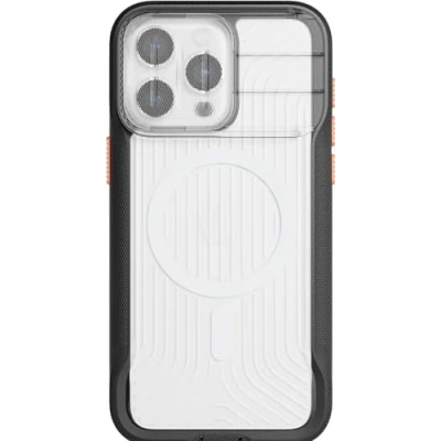 Abbildung von Tech21 Evo Max Hülle für iPhone 15 Pro Kompatibel mit MagSafe Aufprallschutz Schlüsselbänder enthalten Active Black