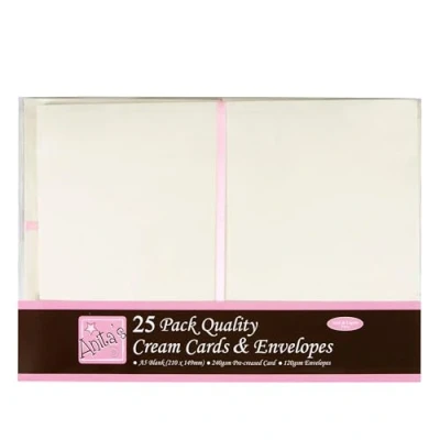 Abbildung von DOCrafts Anita&#039;s Cards/Envelopes A5, Cream, by