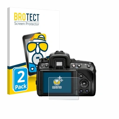 Abbildung von BROTECT Entspiegelungs Schutzfolie für Sony Alpha 580 (DSLR A580) (2 Stück) Matte Displayschutz Folie, Anti Reflex, Fingerprint