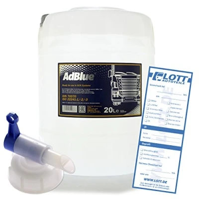Abbildung von MANNOL 20L ADBLUE® Abgasreinigung Diesel TDI Additiv Harnstofflösung SCR MN3001 20 + Auslaufhahn