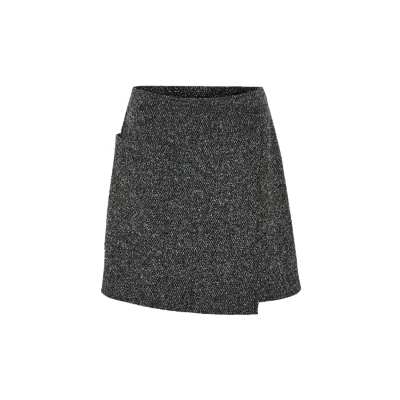 Abbildung von Opus Roani Boucle Alinienrock, Damen, Größe: 40, Black