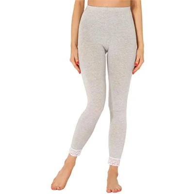 Abbildung von Merry Style Damen 7/8 Leggings mit Spitze MS10 342(Melange,3XL)