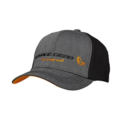 Abbildung von Savage Gear Strike Cap Onesize Grey Melange/Black Pet Angelkappe