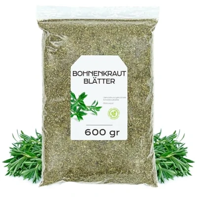 Abbildung von Bohnenkraut 600gr Getrocknet Gerebelt Gewürz Bohnen Blätter Tee Lose