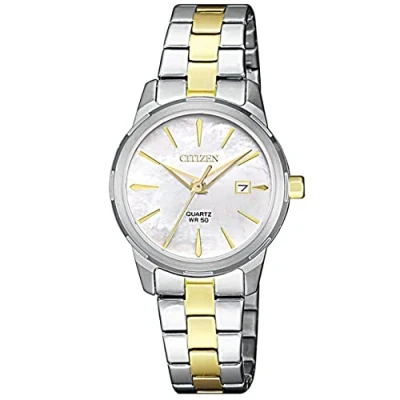 Abbildung von Citizen Quarzuhr EU6074 51D, Armbanduhr, Damenuhr, Edelstahlarmband, Datum