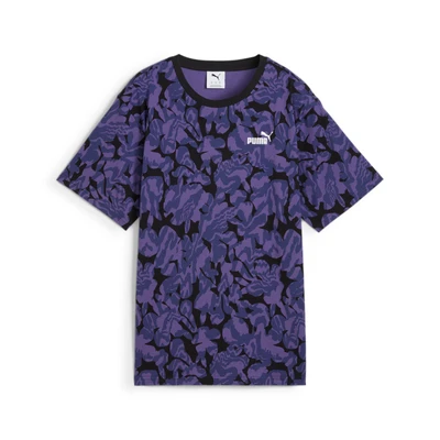 Abbildung von Puma ESS NATURE 2.0 Relaxed AOP T Shirt Damen Mit Floral Blue Crystal Größe: XL