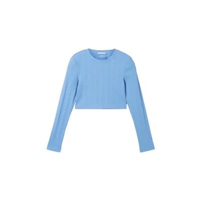 Abbildung von TOM TAILOR Langarmshirt Cropped mit Bio Baumwolle