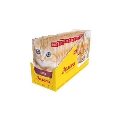 Abbildung von JOSERA Paté Kitten (16 x 85 g) getreidefreies Katzenfutter mit Huhn, Karotte und Lachsöl Super Premium Nassfutter für wachsende Katzen 16er Pack