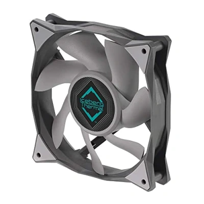 Abbildung von Iceberg Thermal IceGALE Xtra 120 mm PWM Hochleistungs Gehäuselüfter, Grau