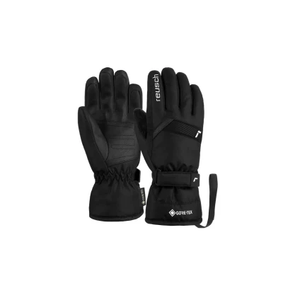 Abbildung von Reusch Flash Fingerhandschuh für Kinder, Größe: 5, 7701 black white