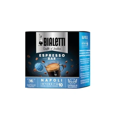 Abbildung von Bialetti 96080093/M Kaffee Kapseln Napoli, Alu, 16 Stück