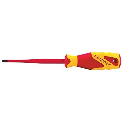 Abbildung von GEDORE VDE 2164 SL/PH2 Schraubendreher 100mm Kreuzschlitz (PH)
