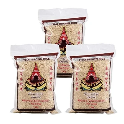 Abbildung von Royal Thai Braunreis Naturreis 1kg, 3er Pack, (3x1000g)