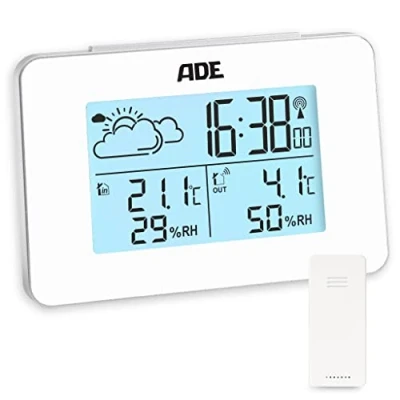 Abbildung von ADE WS2136 Funkwetterstation (animierte Wettervorhersage, mit Funkwecker)