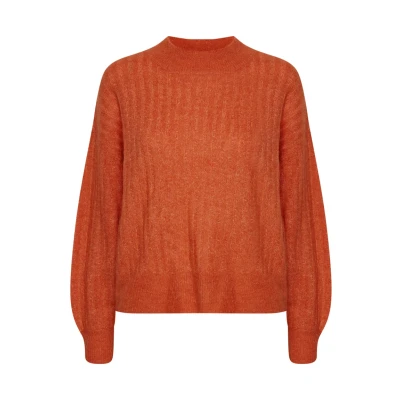 Abbildung von ICHI Kamara Strickpullover, Damen, Größe: Large, Koi