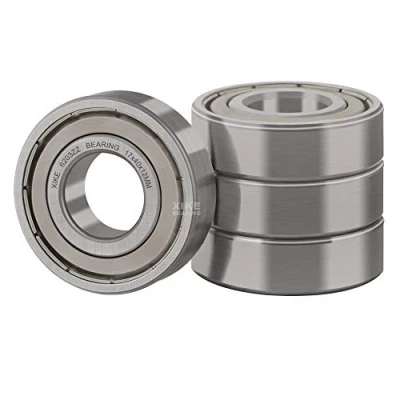 Abbildung von XiKe 4 Stück 6203ZZ Kugellager Abgedichtet 17x40x12mm Chromstahl und Vorgeschmiert, 6203 2Z Rillenkugellager mit Metall Doppeldichtungen.