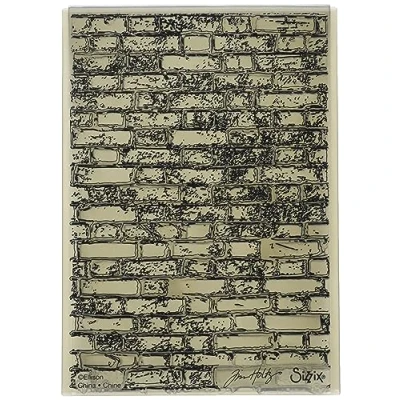 Abbildung von 3 D Texture Fades Prägeschablone Mauerwerk von Tim Holtz