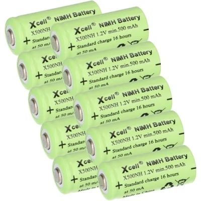 Abbildung von 10er Sparset Akku Lady N X500NH ersetzt LR1, LR01, 4901, 4001, MX9100, 910A, E90 1,2V NI MH 500mAh Akkuman Set