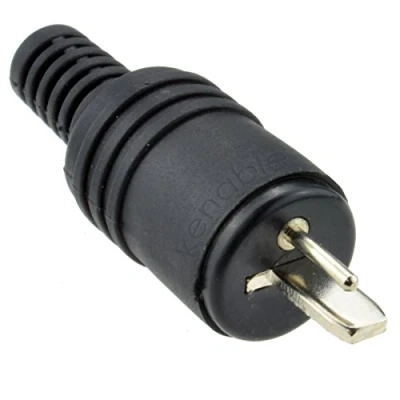 Abbildung von 2 Polig DIN Stecker Lautsprecher und HiFi Anschluss Twist on Klemmen Strain [1 Stück] Pack]