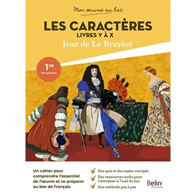 Abbildung von Mon oeuvre au bac La Bruyère, Les Caractères: Jean de Bruyère