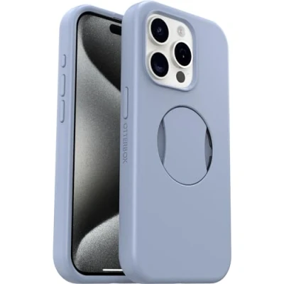 Abbildung von Apple iPhone 15 Pro Hülle Kunststoff OtterBox Backcover/Hard Case Handyhülle Blau Shockproof/Stoßfest