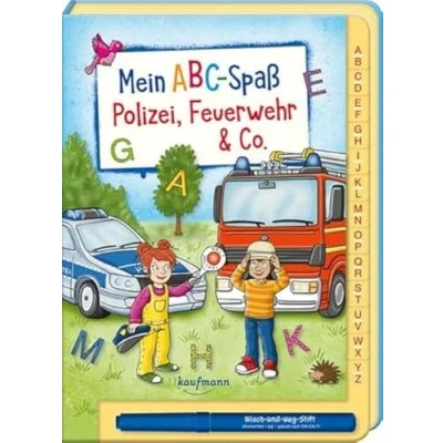 Abbildung von Mein ABC Spaß Polizei, Feuerwehr &amp; Co.: Co. (Übungen für die Vorschule: Rätseln Lernen mit abwischbarem Stift)