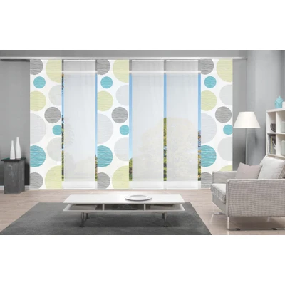 Abbildung von Vision S Schiebegardine &quot;6ER Set BORDEN&quot;, (6 St.), HxB: 260x60, Schiebevorhang 6er Digitaldruck