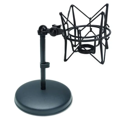 Abbildung von keepdrum MS032 Tischstativ + MS090B Universal Mikrofonspinne Schwarz