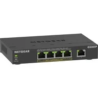 Abbildung von NETGEAR 5 Port Gigabit Ethernet Unmanaged PoE+ Switch (GS305P): mit 4 bei 63 W, Desktop oder Wandbefestigung