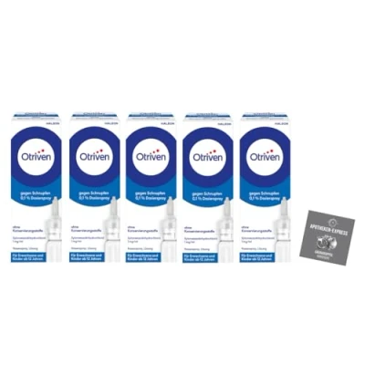 Abbildung von Otriven Nasenspray 9 x 10 ml Sparset inkl. einer Handcreme ODER Handseife von Apotheken Express