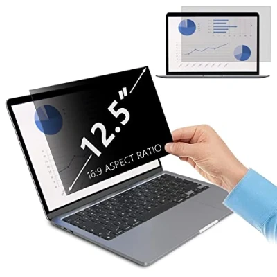 Abbildung von PaceBid 12,5 Zoll 16:9 Privacy Filter Datenschutzfilter Folie Screen Filter, Anti Spionage Laptop und Monitor Blickschutzfolie für