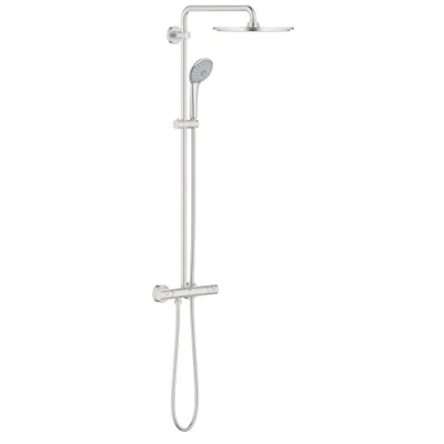 Abbildung von Grohe Euphoria 310 Duschsystem mit Thermostat Gebürsteter Stahl
