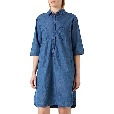 Abbildung von camel active AUS Organic Jeanskleid, Damen, Größe: Large, Indigo