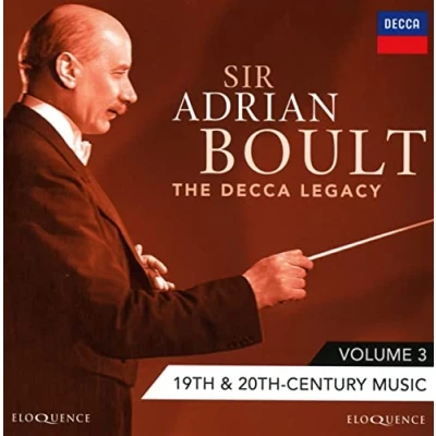 Abbildung von Sir Adrian Boult: das Decca Erbe,Vol.3