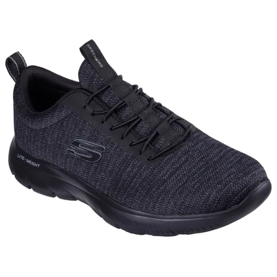 Abbildung von Skechers Slip On Sneaker &quot;SUMMITS &quot;, Slipper, Freizeitschuh, Halbschuh mit Elastic Schnürsenkel
