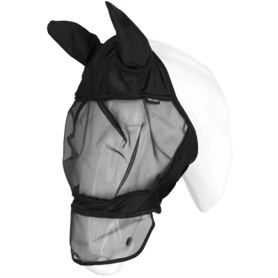 Abbildung von EQUITHÈME Fliegenmaske Soft UV protection Mit Nüsternschutz SchwarzVerkauft von Agradi