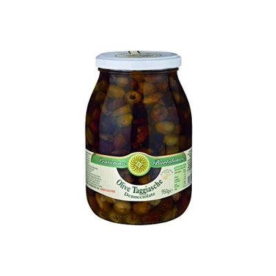 Abbildung von Venturino VENT0135 Oliven Taggiasche entsteint aus extra nativem Olivenöl, 950 g