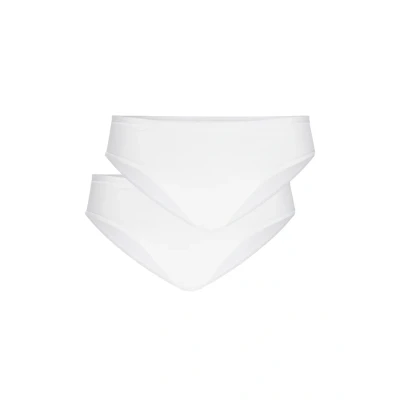 Abbildung von Calida Benefit Women Damen 2 PACK Slip, Damen, Größe: 48/50, Weiss